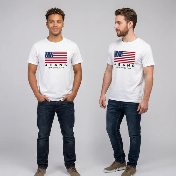 White_Premium_And_Elegant_Polyester_T-Shirt_For_Men_Pack_Of_2