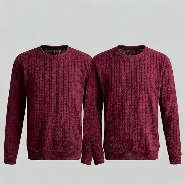Wine_Premium_And_Elegant_Polyester_T-Shirt_For_Men_Pack_Of_2