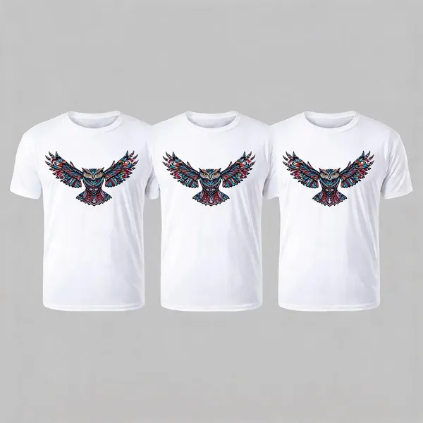 White_Premium_And_Elegant_Polyester_T-Shirt_For_Men_Pack_Of_3