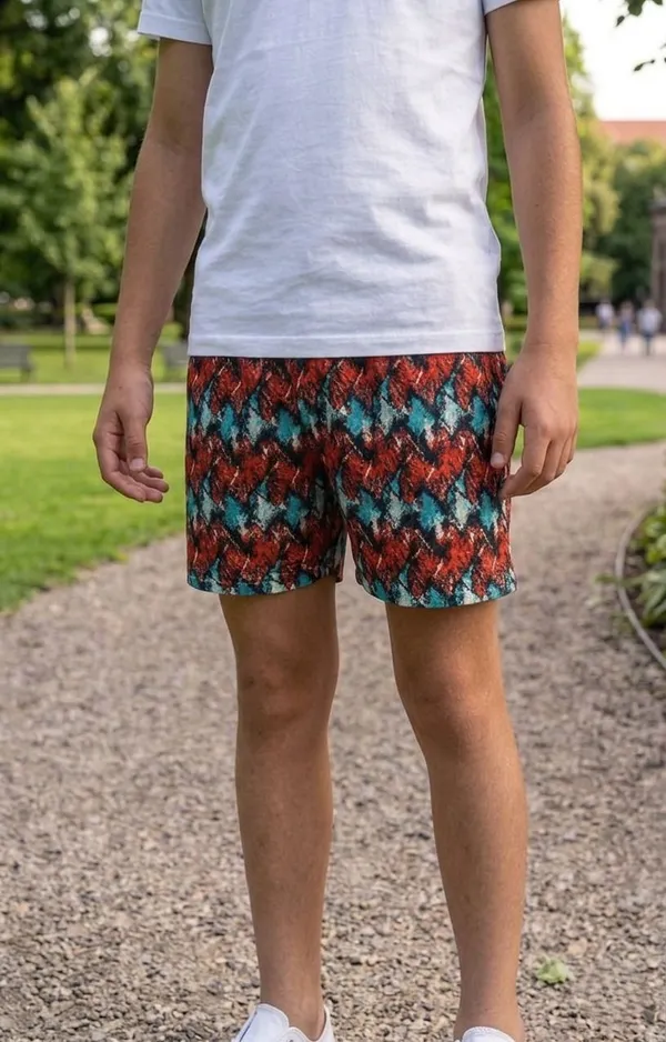 Red_Premium_And_Elegant_Polyester_Shorts_For_Boys_Pack_Of_3