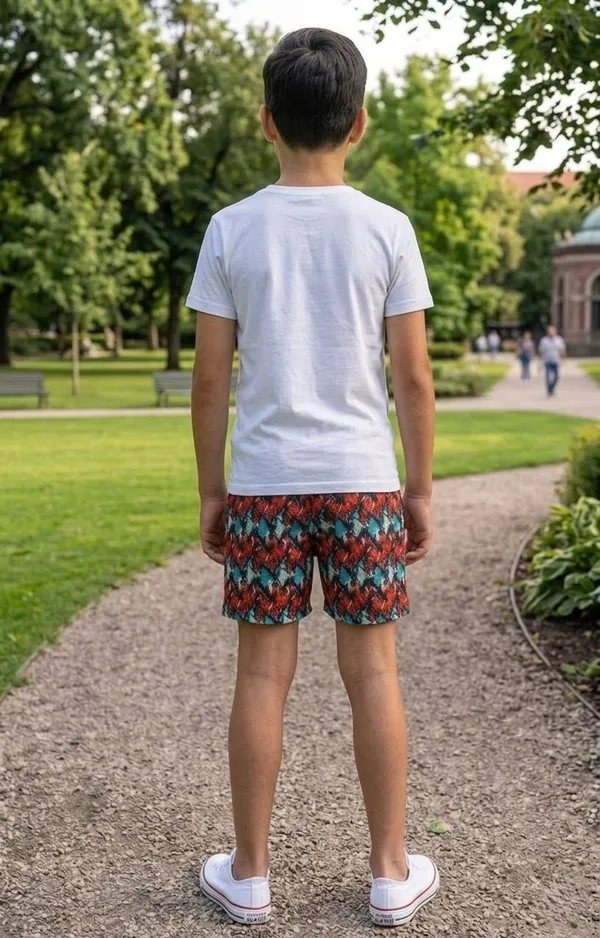 Red_Premium_And_Elegant_Polyester_Shorts_For_Boys_Pack_Of_3
