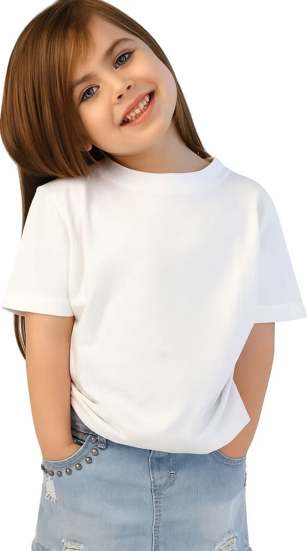 White_Premium_And_Elegant_Polyester_T-Shirt_For_Girls_Pack_Of_2