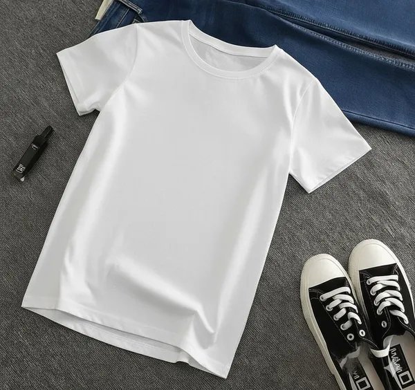 White_Premium_And_Elegant_Polyester_T-Shirt_For_Girls_Pack_Of_2