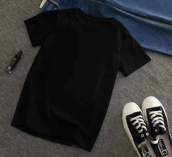 Black_Premium_And_Elegant_Polyester_T-Shirt_For_Girls_Pack_Of_2