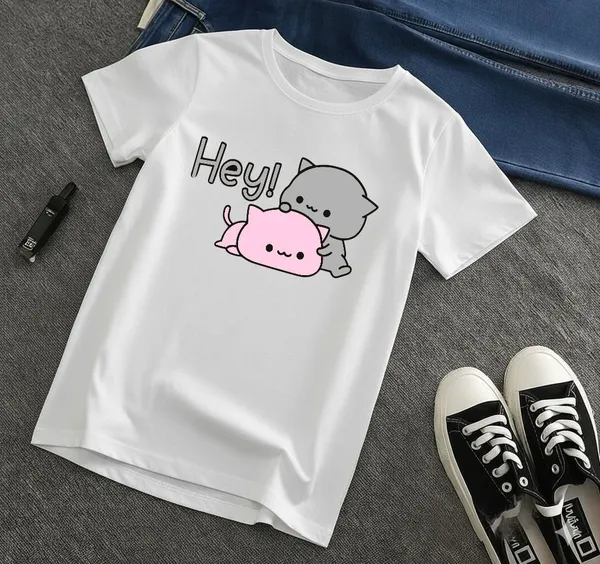 White_Premium_And_Elegant_Polyester_T-Shirt_For_Girls_Pack_Of_2