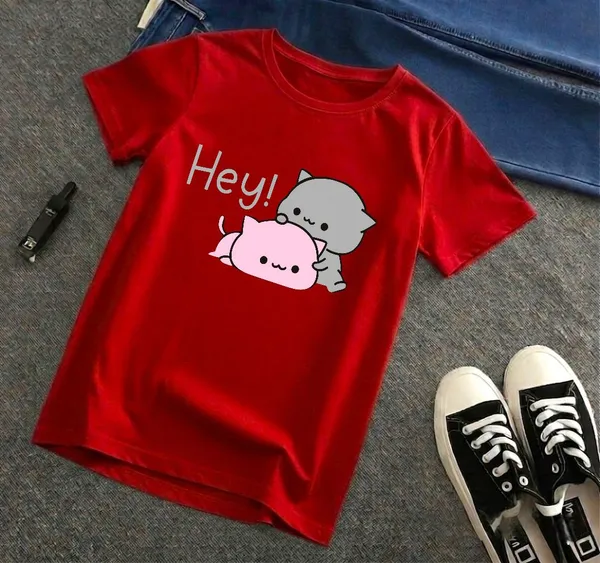 Red_Premium_And_Elegant_Polyester_T-Shirt_For_Boys_And_Girls_Pack_Of_2
