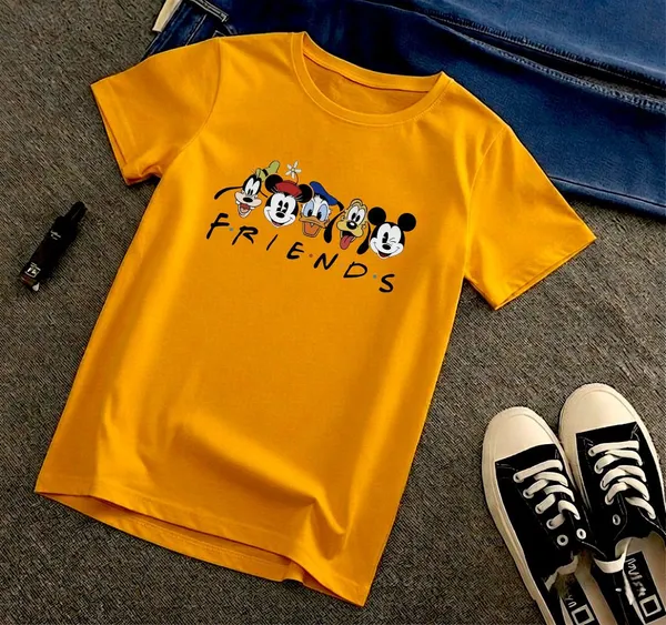 Yellow_Premium_And_Elegant_Polyester_T-Shirt_For_Boys_And_Girls_Pack_Of_2