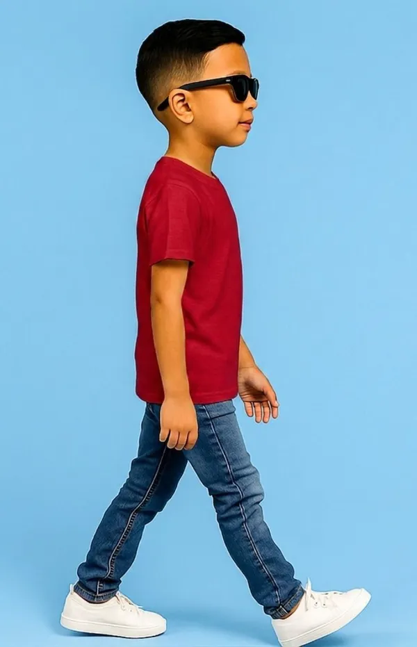 Red_Premium_And_Elegant_Polyester_T-Shirt_For_Boys_And_Girls_Pack_Of_2