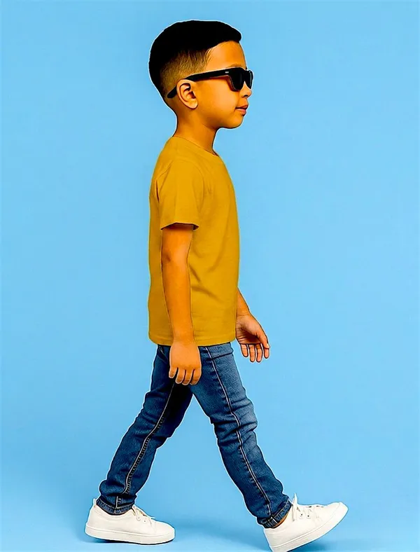 Yellow_Premium_And_Elegant_Polyester_T-Shirt_For_Boys_And_Girls_Pack_Of_2