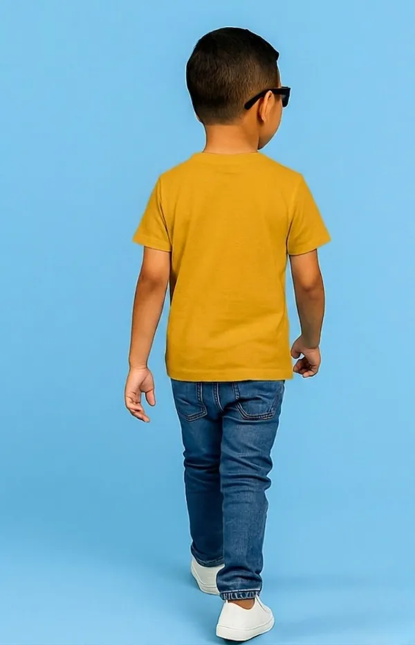 Yellow_Premium_And_Elegant_Polyester_T-Shirt_For_Boys_And_Girls_Pack_Of_2