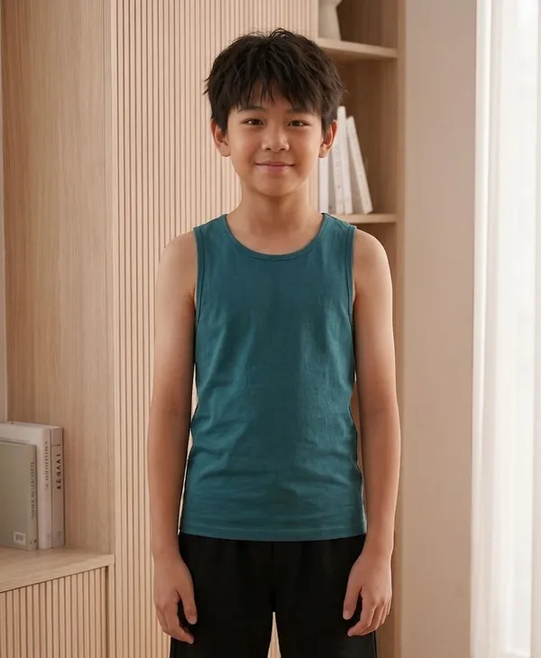 Teal_Premium_And_Elegant_Polyester_Sando_For_Boys_Pack_Of_2