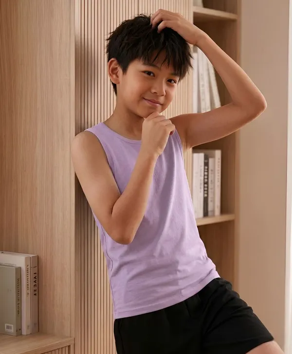 Lavender_Premium_And_Elegant_Polyester_Sando_For_Boys_Pack_Of_2