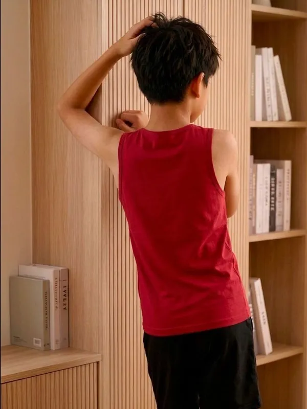 Red_Premium_And_Elegant_Polyester_Sando_For_Boys_Pack_Of_2