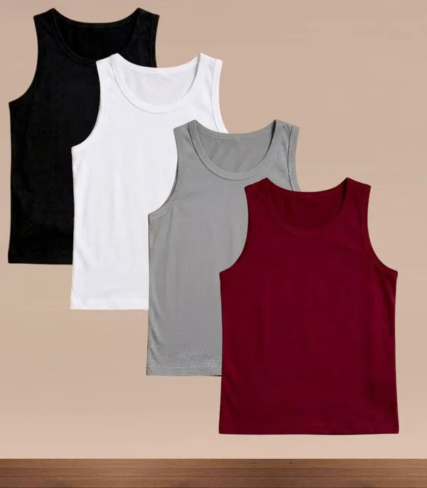 Multicolor_Premium_And_Elegant_Polyester_Sando_For_Boys_Pack_Of_4