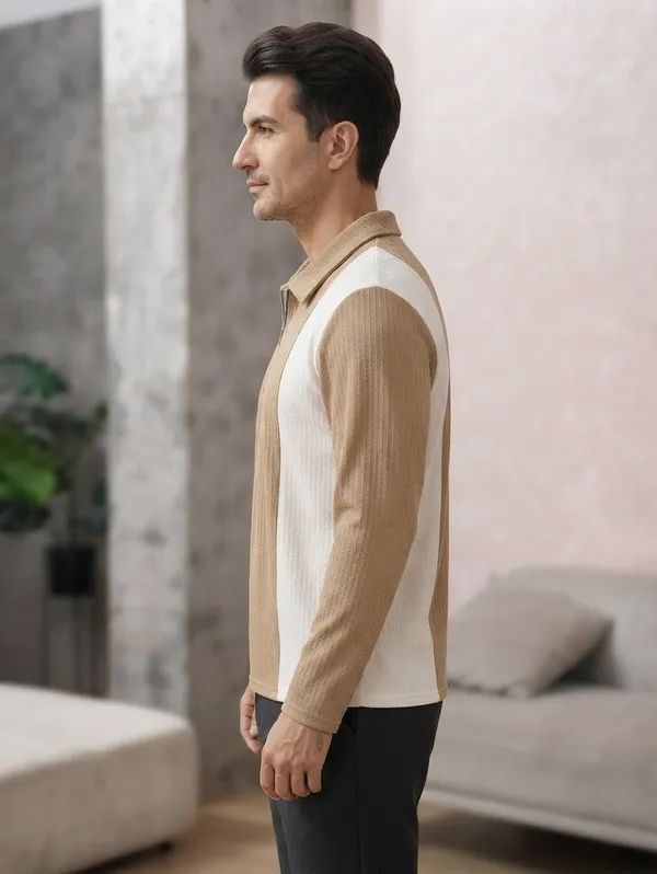 Karara_Cotton_Blend_Full_Sleeve_Half_Zipper_Tshirt