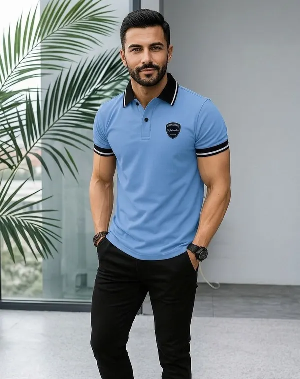 Blue_Premium_And_Elegant_Polyester_T-Shirt_For_Men