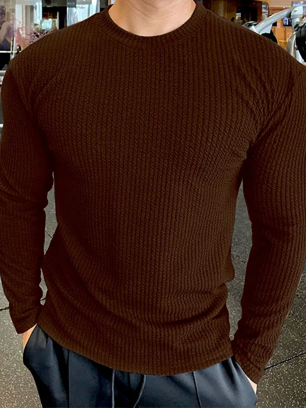 Brown_Premium_And_Elegant_Polyester_T-Shirt_For_Men_Pack_Of_2
