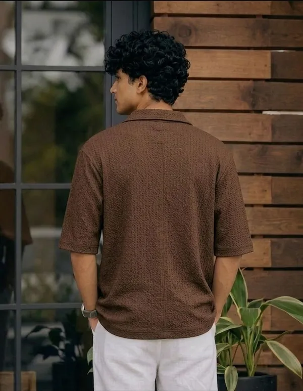 Brown_Premium_And_Elegant_Polyester_T-Shirt_For_Men_Pack_Of_2