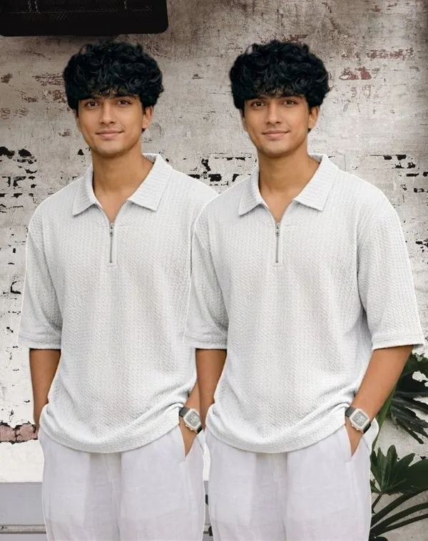 White_Premium_And_Elegant_Polyester_T-Shirt_For_Men_Pack_Of_2
