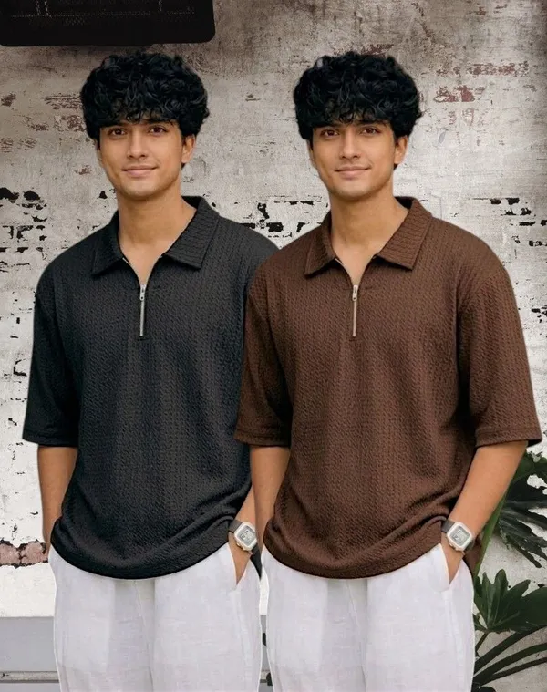 Multicolor_Premium_And_Elegant_Polyester_T-Shirt_For_Men_Pack_Of_2