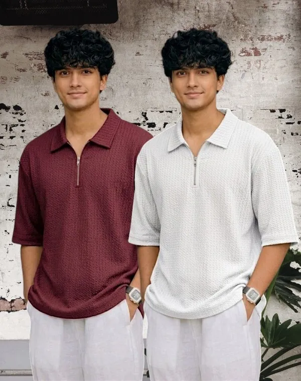 Multicolor_Premium_And_Elegant_Polyester_T-Shirt_For_Men_Pack_Of_2