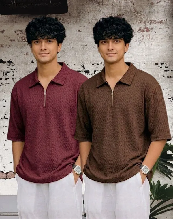Multicolor_Premium_And_Elegant_Polyester_T-Shirt_For_Men_Pack_Of_2
