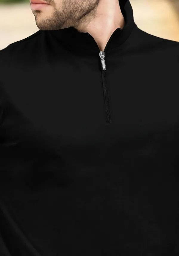 Black_Premium_And_Elegant_Polyester_T-Shirt_For_Men