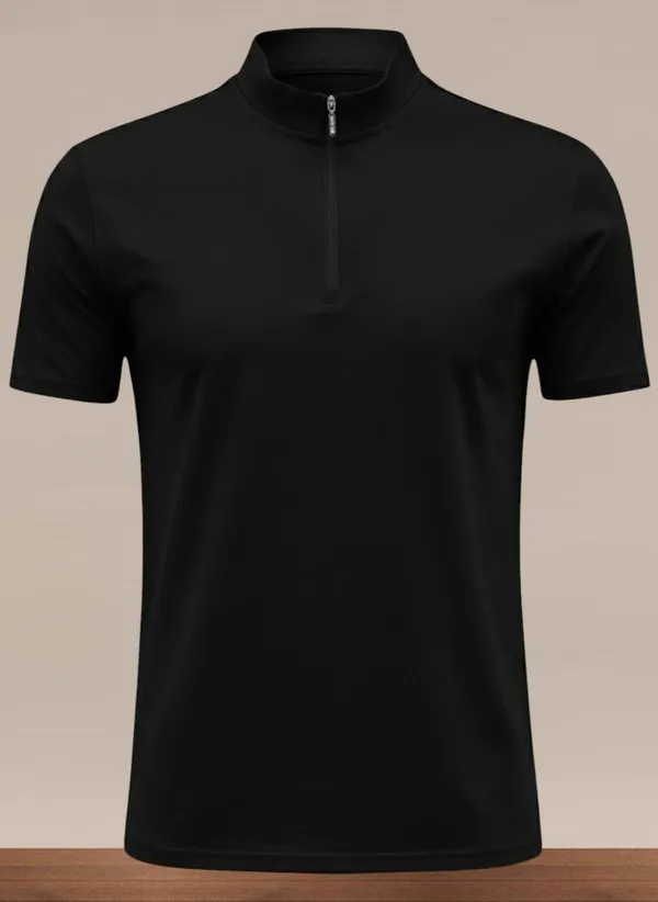 Black_Premium_And_Elegant_Polyester_T-Shirt_For_Men
