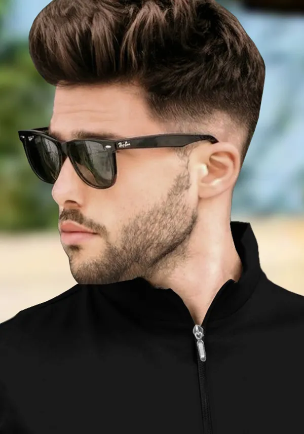 Black_Premium_And_Elegant_Polyester_T-Shirt_For_Men
