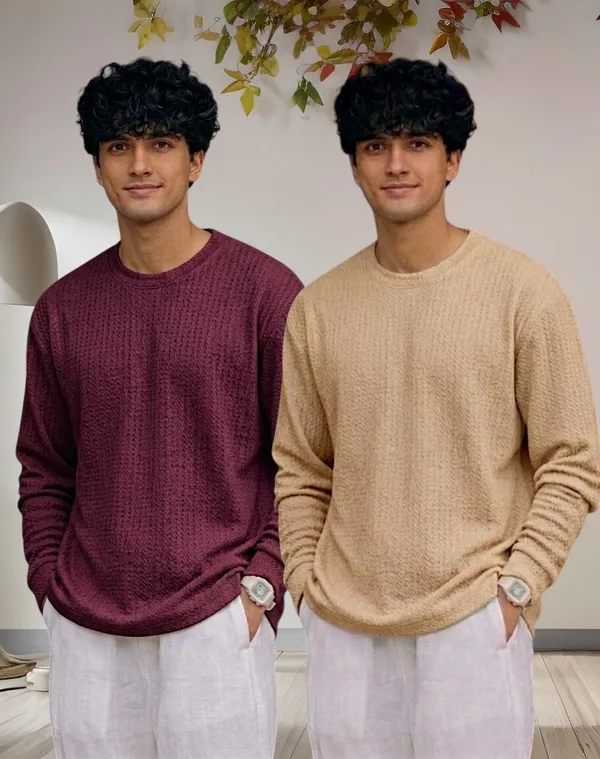 Multicolor_Premium_And_Elegant_Polyester_T-Shirt_For_Men_Pack_Of_2