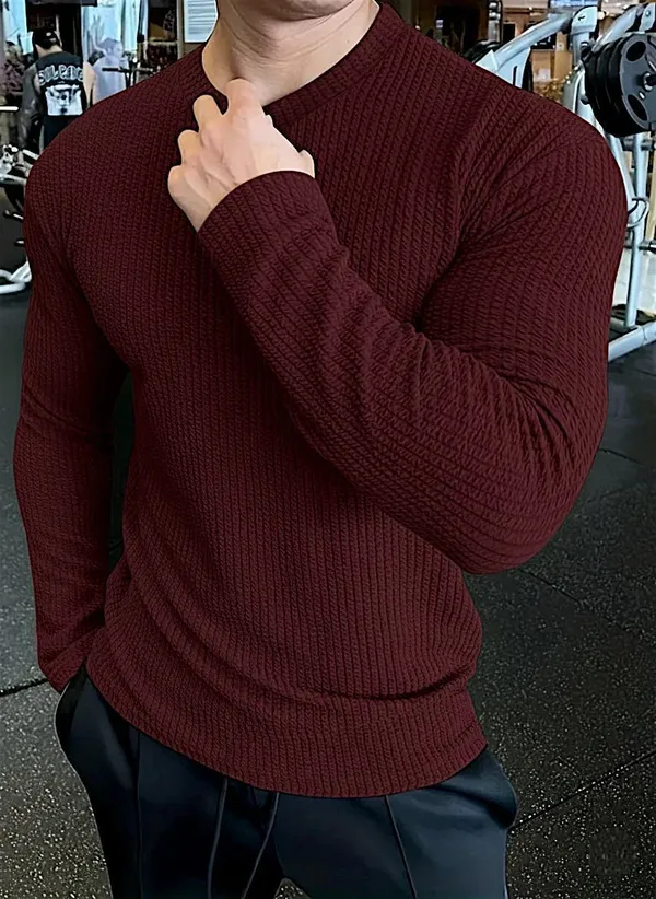 Wine_Premium_And_Elegant_Polyester_T-Shirt_For_Men_Pack_Of_2