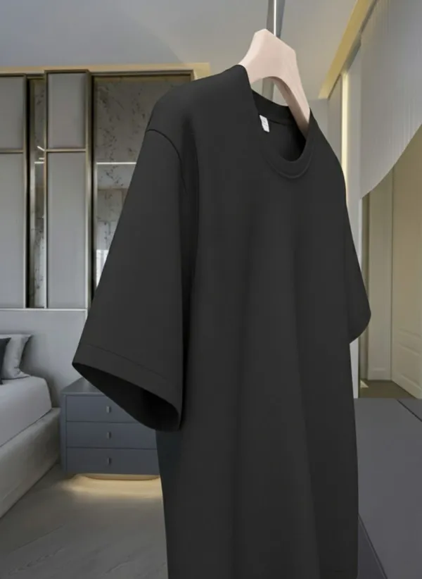 Black_Premium_And_Elegant_Polyester_T-Shirt_For_Men_Pack_Of_2