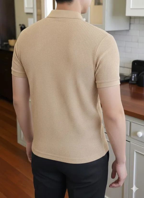 Beige_Premium_And_Elegant_Polyester_T-Shirt_For_Men_Pack_Of_2