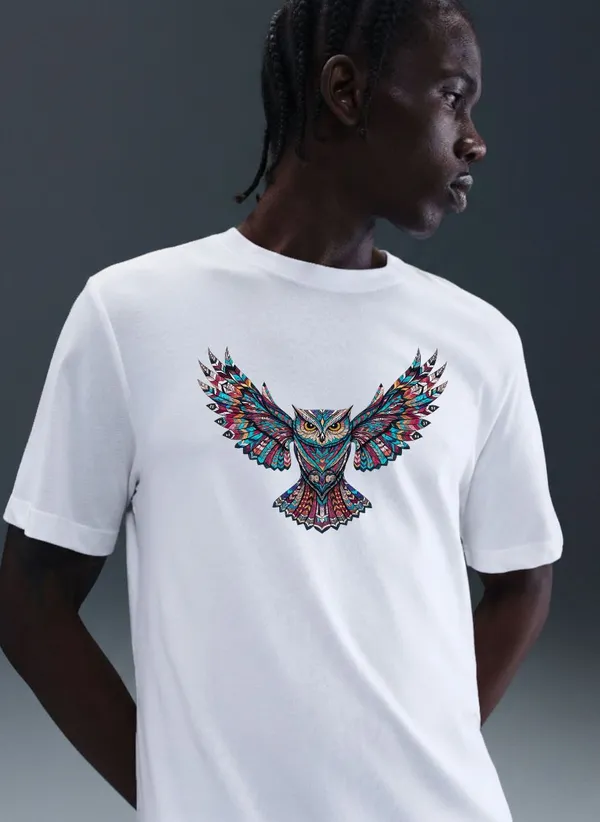 White_Premium_And_Elegant_Polyester_T-Shirt_For_Men