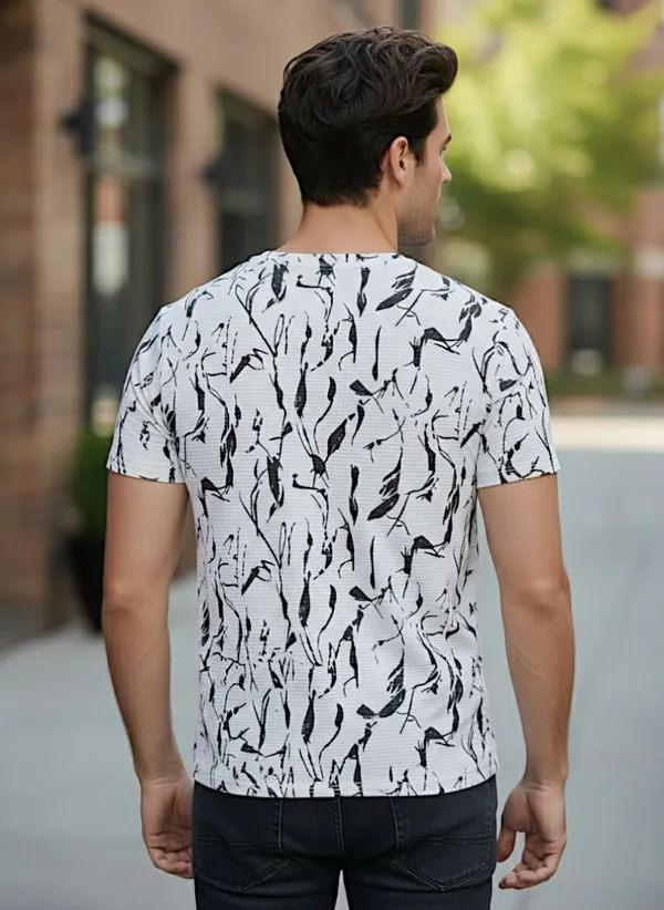 White_Premium_And_Elegant_Polyester_T-Shirt_For_Men_Pack_Of_2