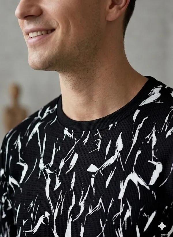 Black_And_White_Premium_And_Elegant_Polyester_T-Shirt_For_Men_Pack_Of_2