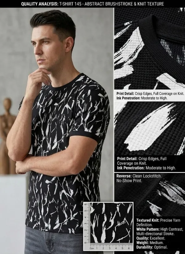 Black_And_White_Premium_And_Elegant_Polyester_T-Shirt_For_Men_Pack_Of_2
