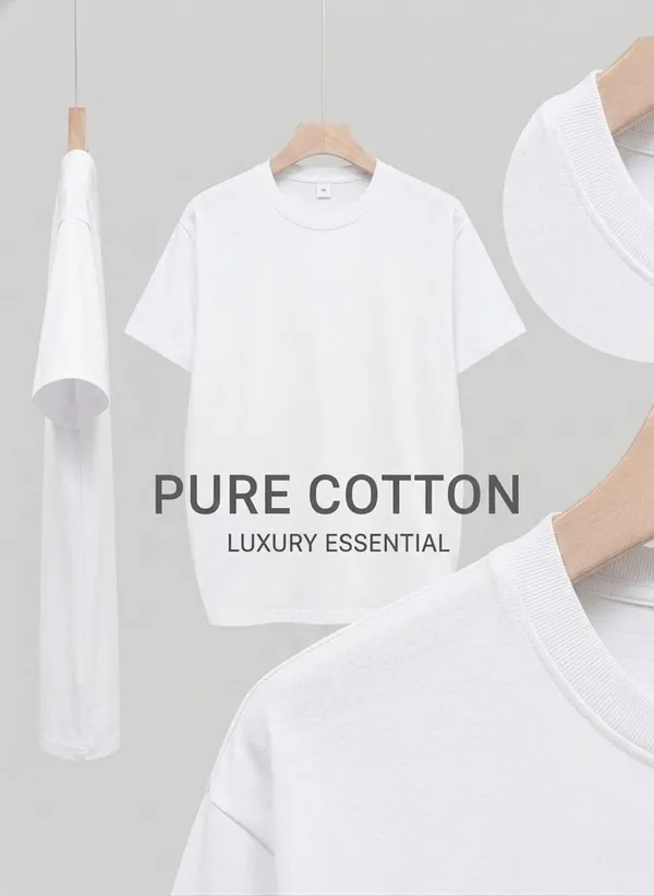 White_Premium_And_Elegant_Polyester_T-Shirt_For_Men_Pack_Of_2
