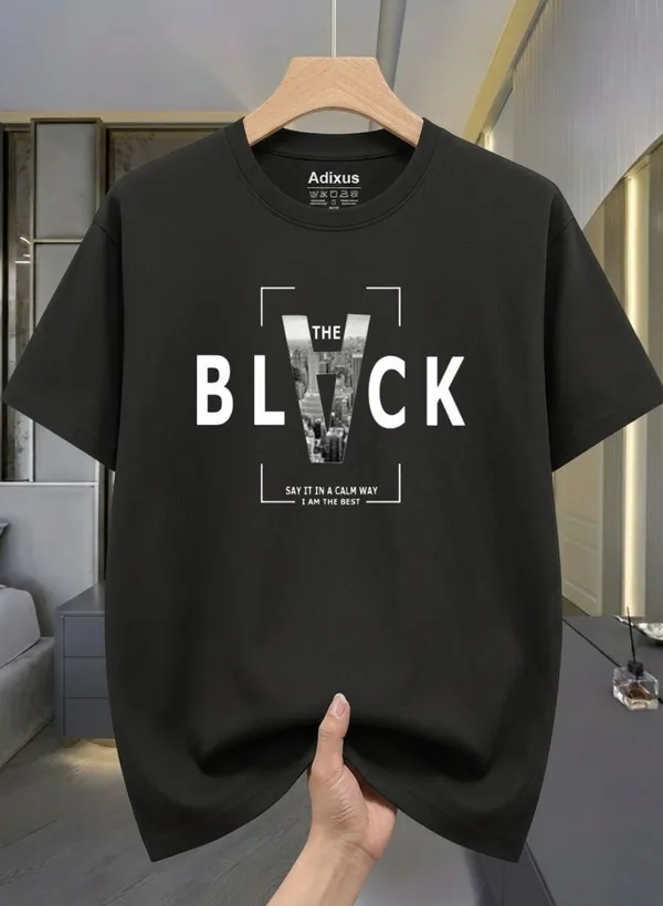 Black_Premium_And_Elegant_Polyester_T-Shirt_For_Men