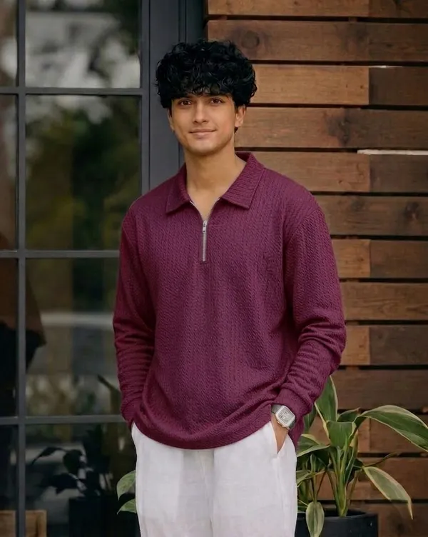 Wine_Premium_And_Elegant_Polyester_T-Shirt_For_Men_Pack_Of_2