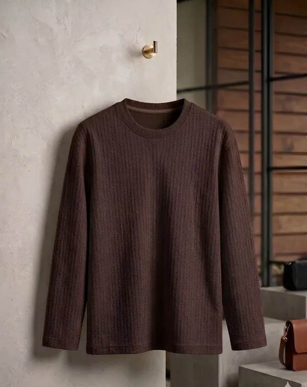 Brown_Premium_And_Elegant_Polyester_T-Shirt_For_Men_Pack_Of_2