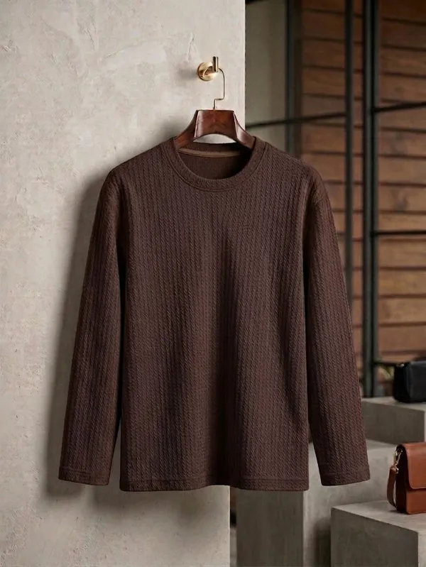 Brown_Premium_And_Elegant_Polyester_T-Shirt_For_Men_Pack_Of_2