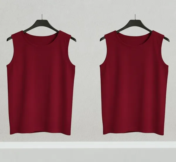 Maroon_Premium_And_Elegant_Polyester_Sando_For_Men_Pack_Of_2