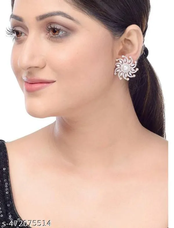 New_Silver_Unique_Earrings_Studs