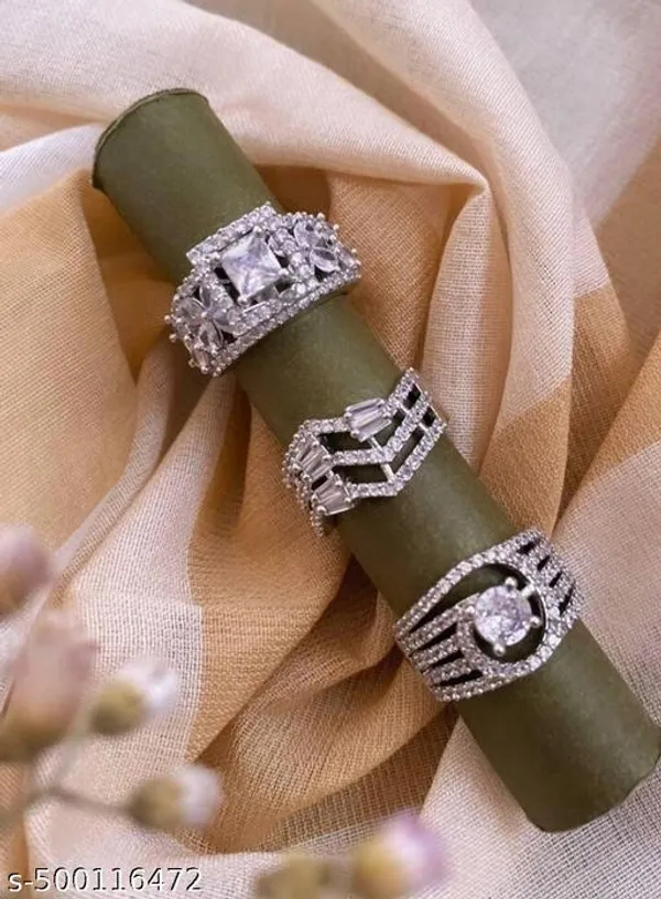 New_Twinkling_Chunky_Rings_3_Ring_Combo