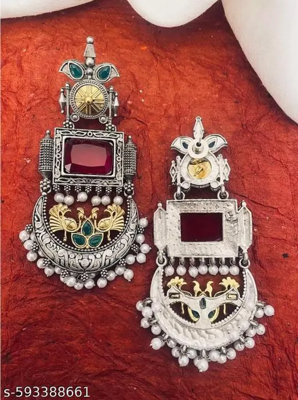 Stylish_Kundan_Pearl_Wedding_Earring