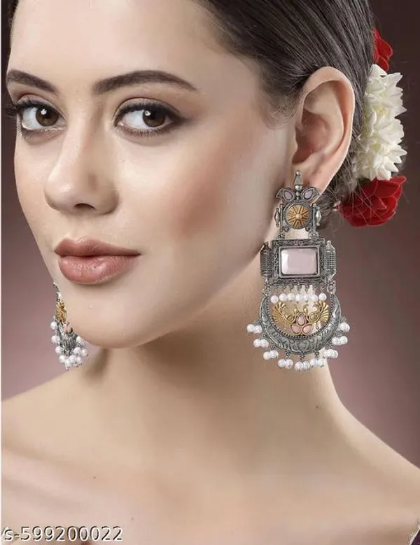Stylish_Kundan_Pearl_Wedding_Earring