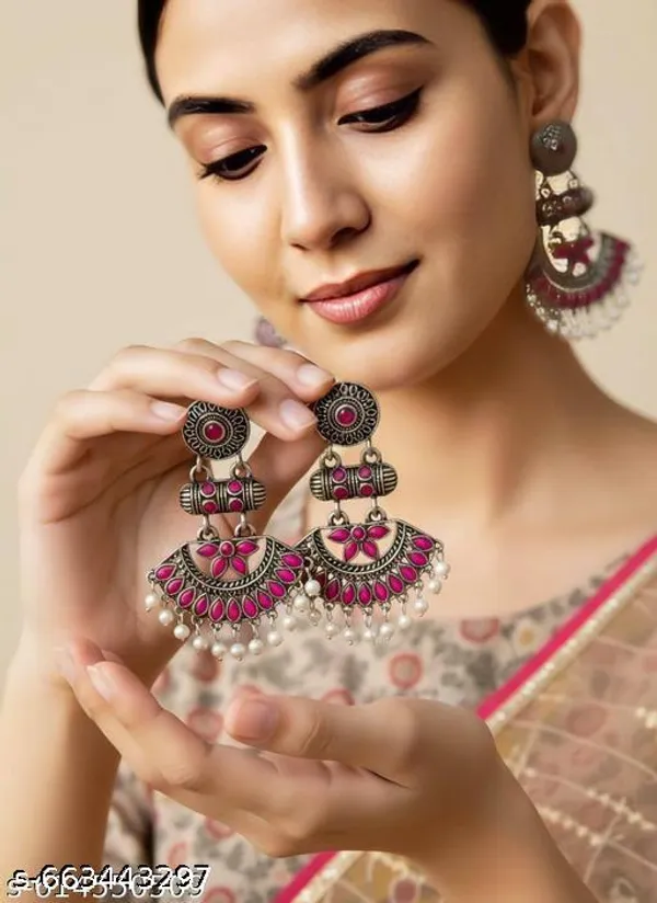 Stylish_Kundan_Pearl_Wedding_Earring