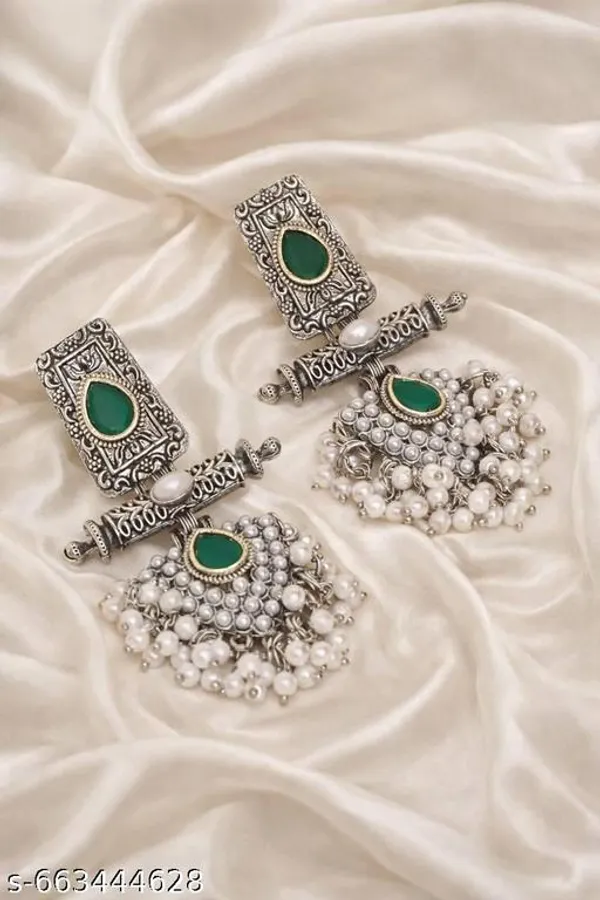 Stylish_Kundan_Pearl_Wedding_Earring