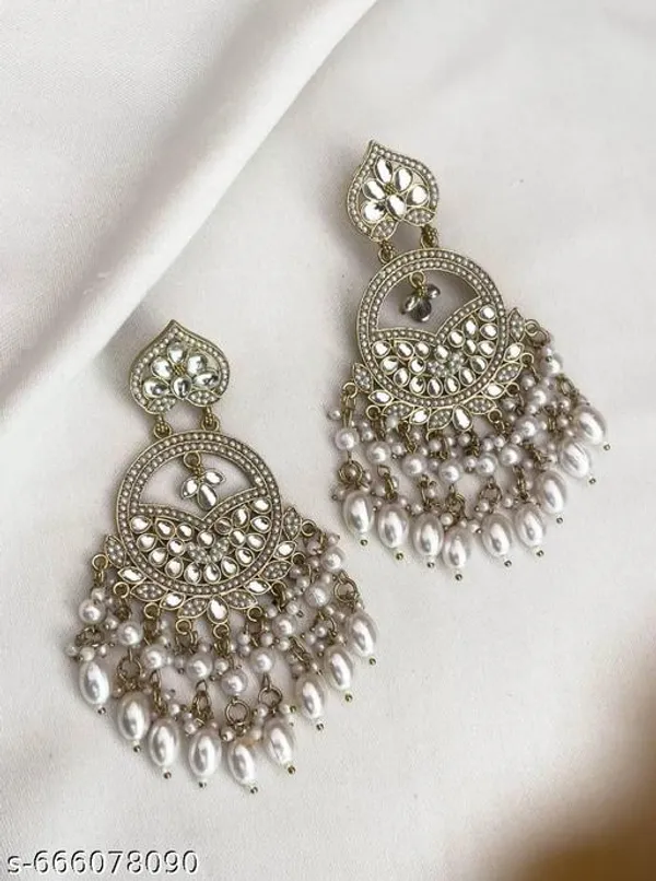 Stylish_Kundan_Pearl_Wedding_Earring